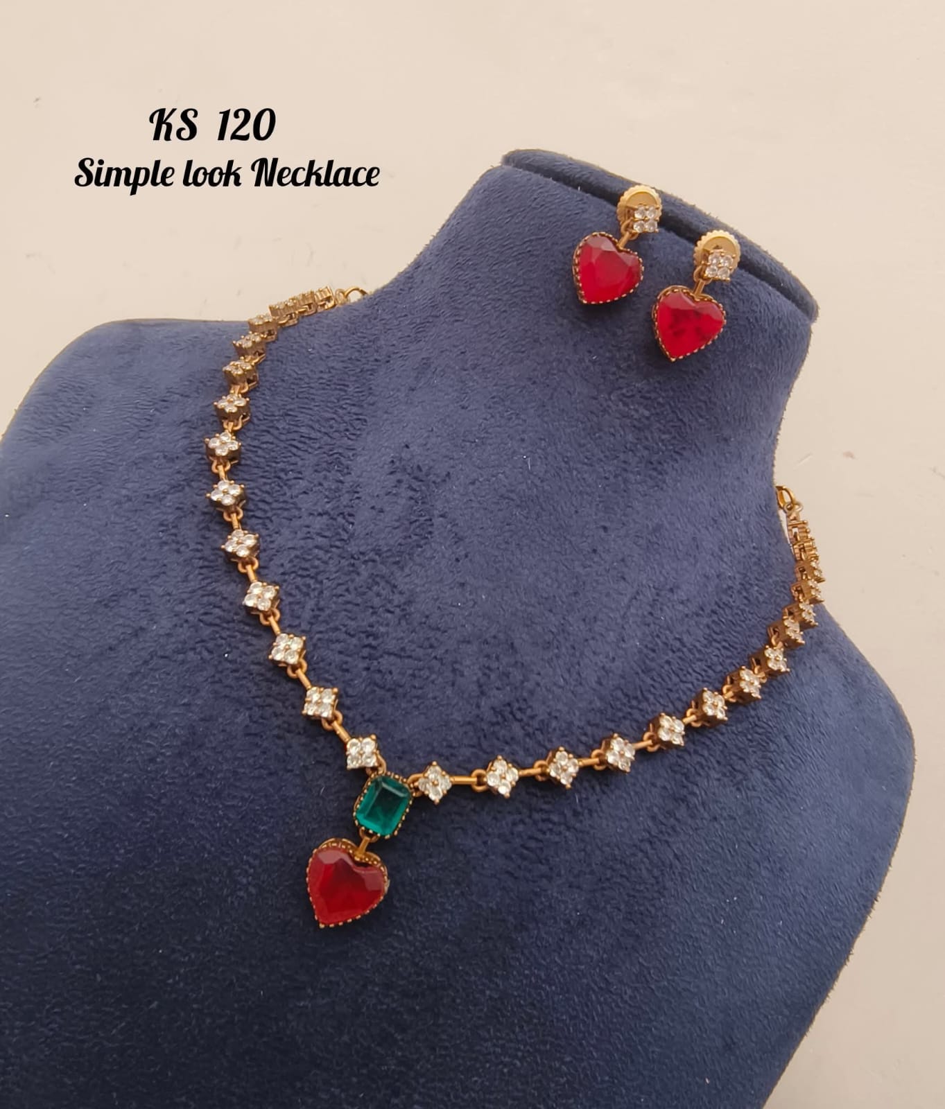 Simple Look Fancy Multy Color Necklace