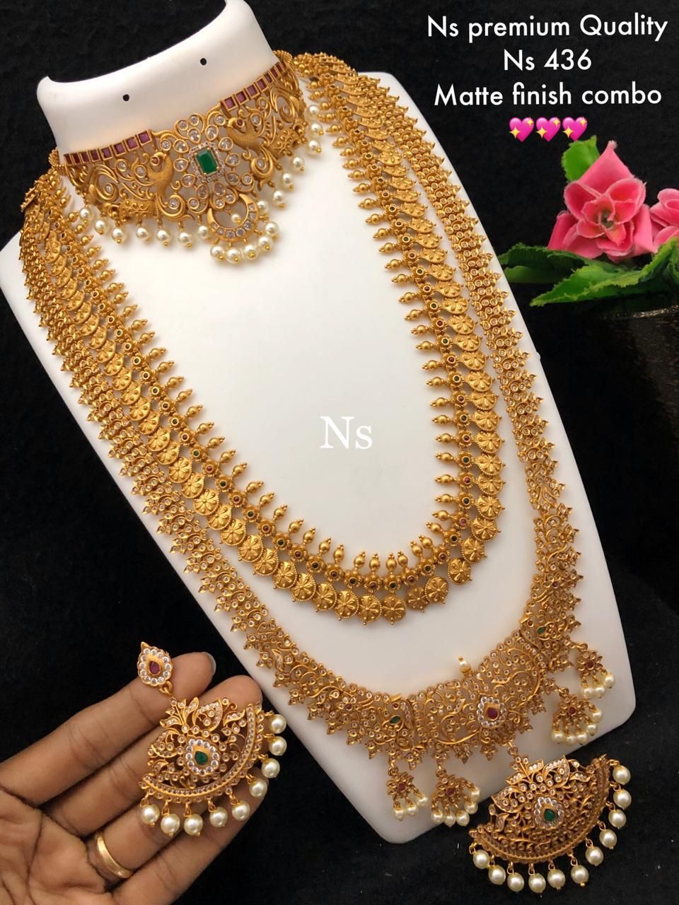 Heavy Demand Fully Bridal Necklace Set For Wedding